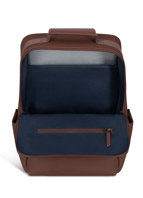 Lipault Lost In Berlin Lifetrotter Backpack  Spiced Mocha