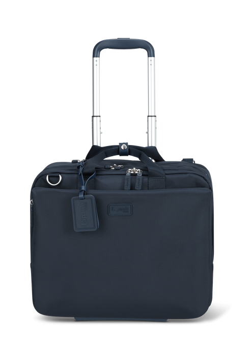 Lipault 4BIZ Rolling Laptop Bag Carbon Blue