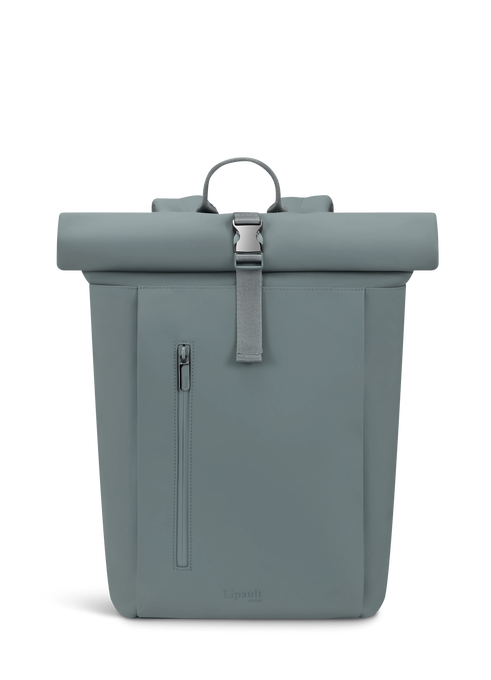 Lipault Lost In Berlin Rolltop Backpack 2.0  Cement Storm