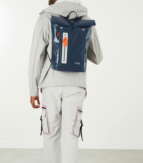 Lipault Lipault Design Lab ROLLTOP BACKPACK  Navy