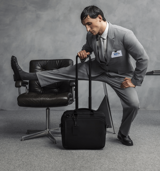 Lost In Berlin Rolling Tote 16"