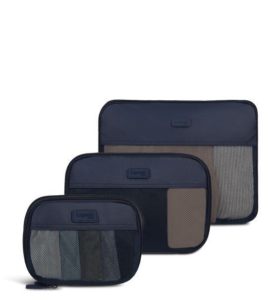 Lipault Travel Accessories Set med 3 komprimerande packkuber Lipault Travel Accessories Set med 3 komprimerande packkuber