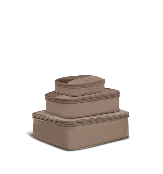 Lipault Travel Accessories Set med 3 komprimerande packkuber