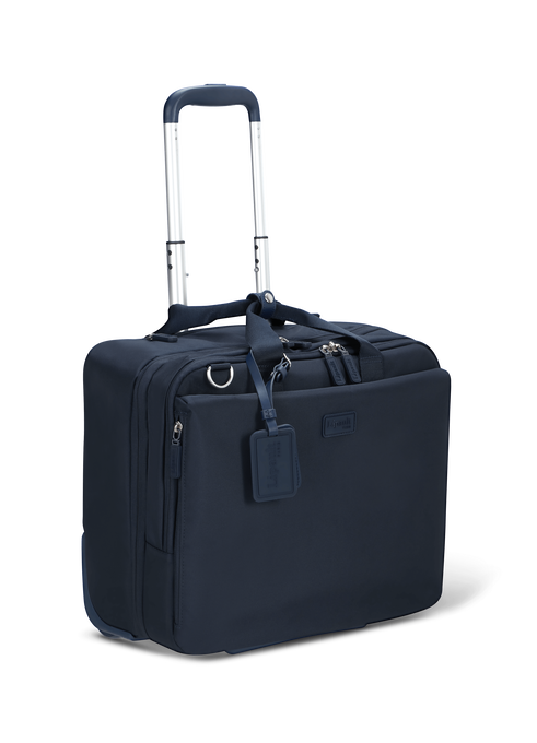 Lipault 4BIZ Rolling Laptop Bag Carbon Blue