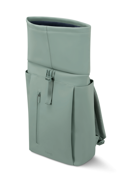Lipault Lost In Berlin Rolltop Backpack 2.0  Yoga Green
