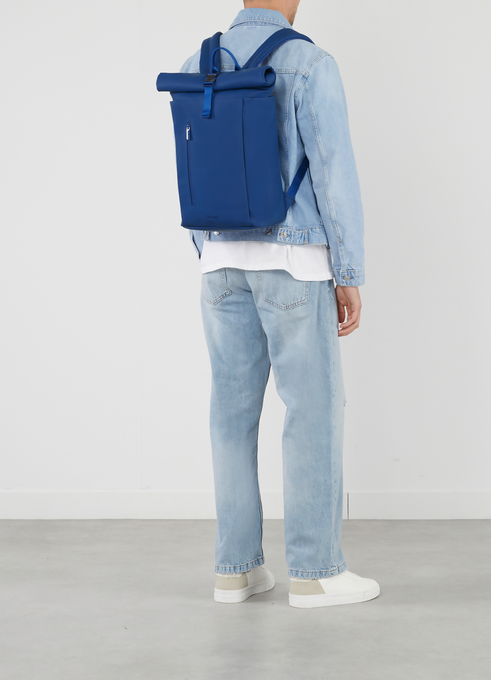 Lipault Lost In Berlin Rolltop Backpack 2.0  Blue Me Away