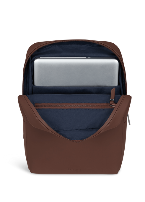 Lipault Lost In Berlin Square Backpack 2.0  Spiced Mocha
