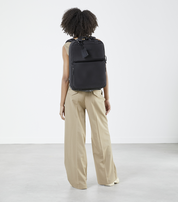 Lipault 4BIZ Laptop Backpack with Wheels Black Lipault 4BIZ Laptop Backpack with Wheels Black